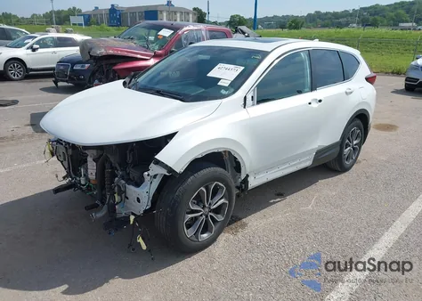 2021 Honda Cr-V Awd Ex из США, поврежденный, VIN 7FARW2H55ME017552